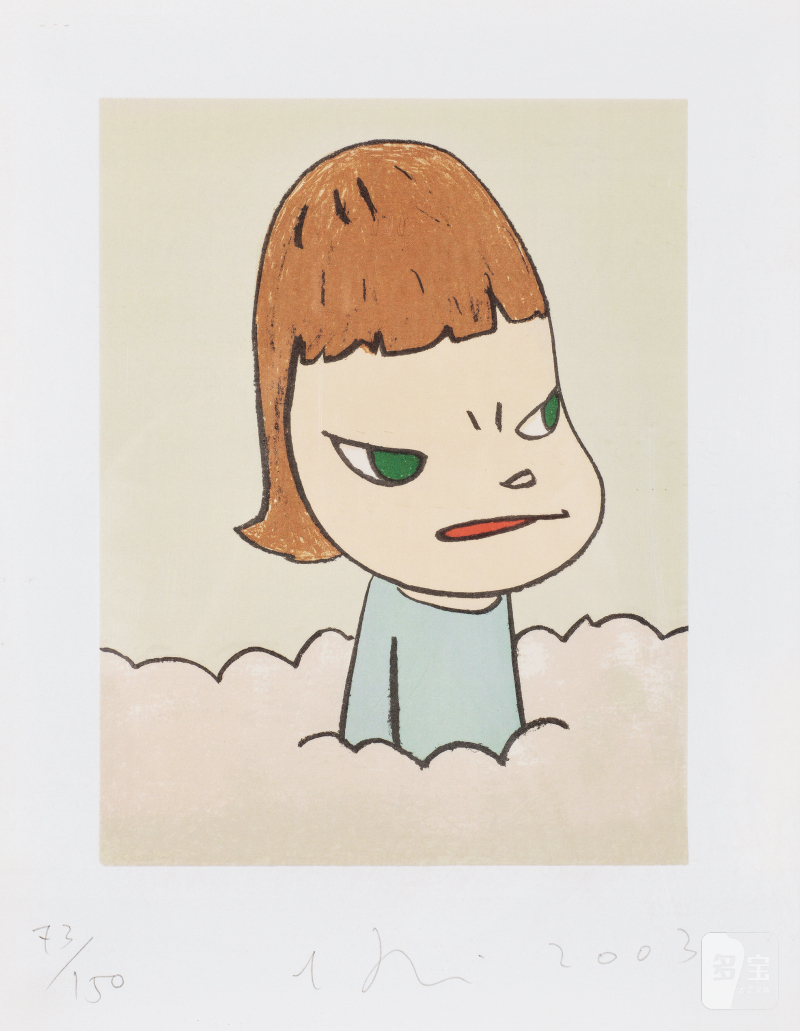 奈良美智 YOSHITOMO NARA (b.1959) 在云上 In the Cloud - 图2